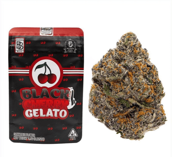 Black cherry gelato