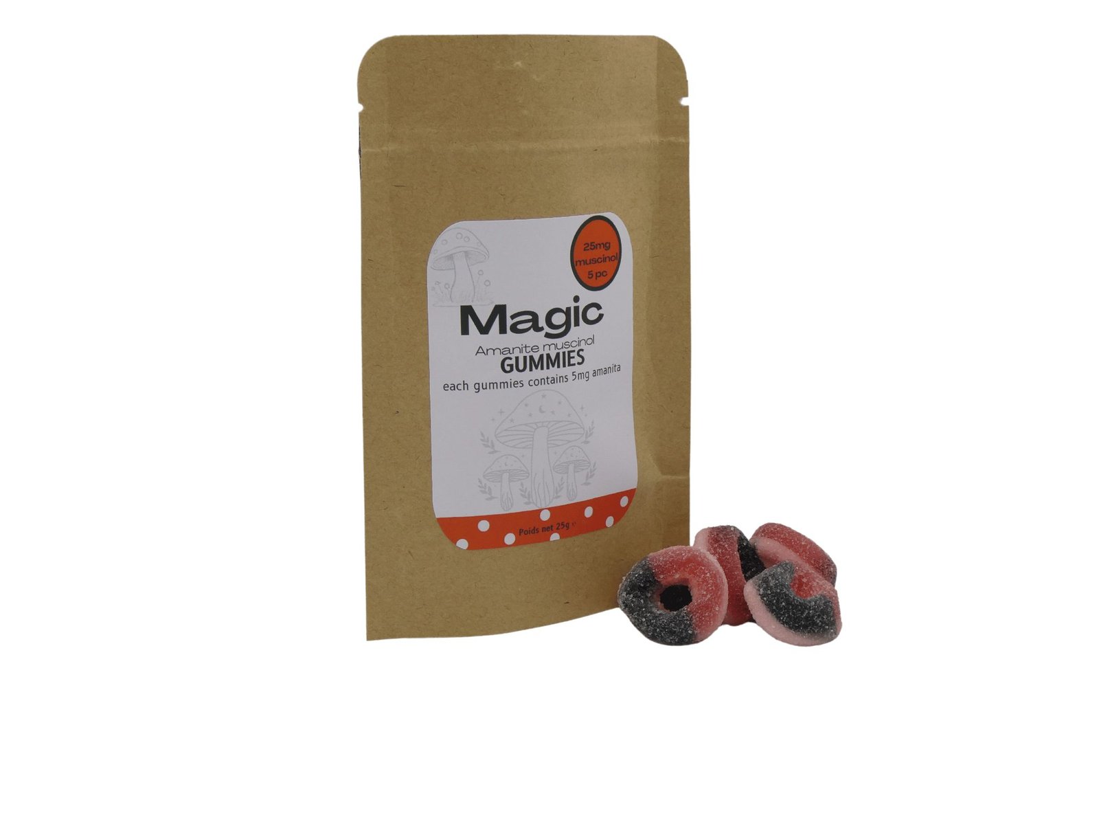 Bonbons amanita muscimol 5pc 5mg/pc exotic cannabis online shop