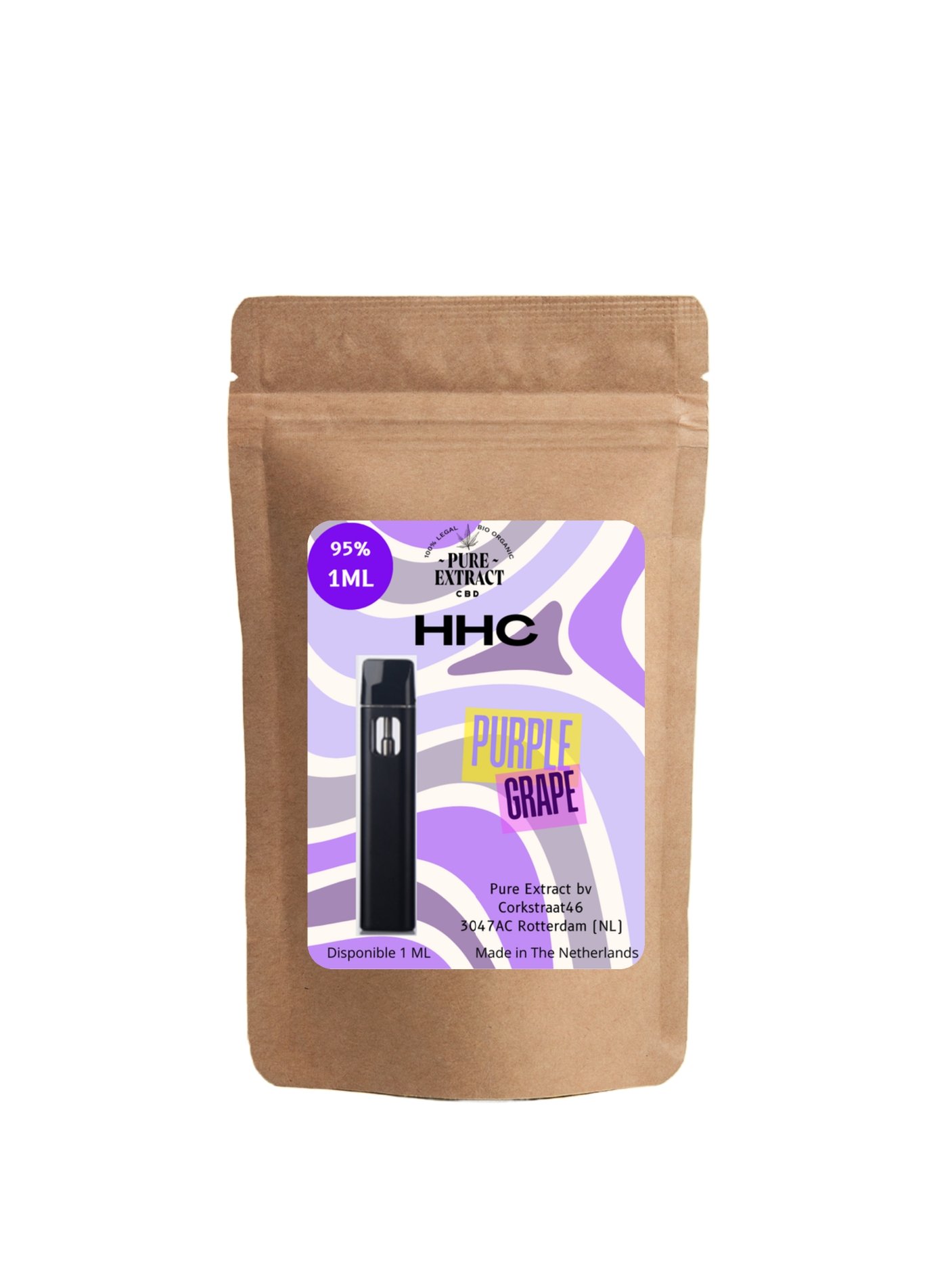 Puff hhc 95% purple grape exotic cannabis online shop