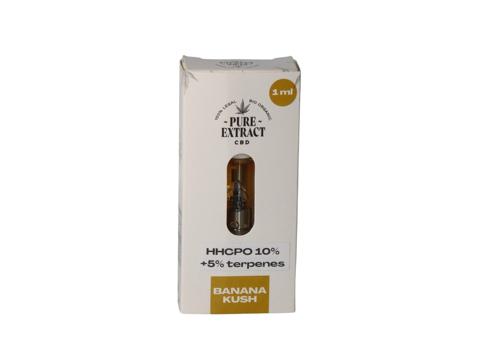 Cartouche (dab pen) de hhcpo 10% banana kush exotic cannabis online shop