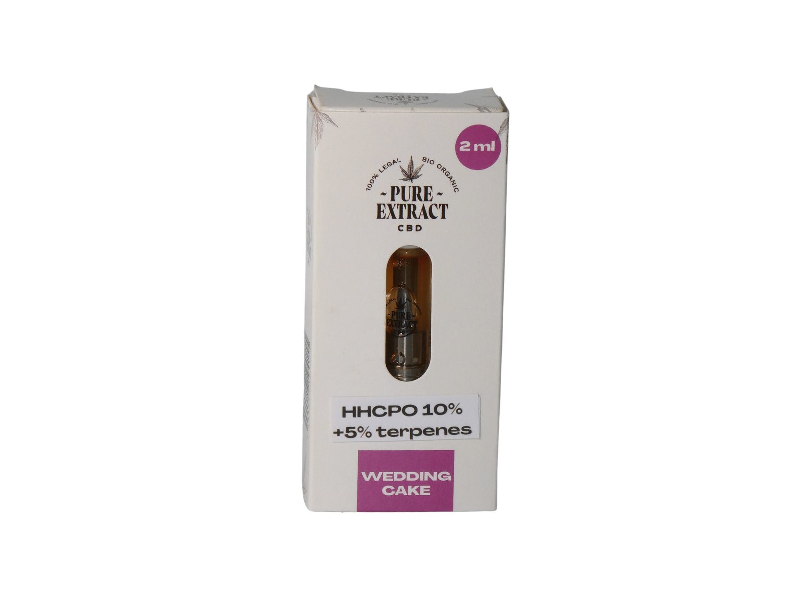 Cartouche (dab pen) de hhcpo 10% wedding cake exotic cannabis online shop