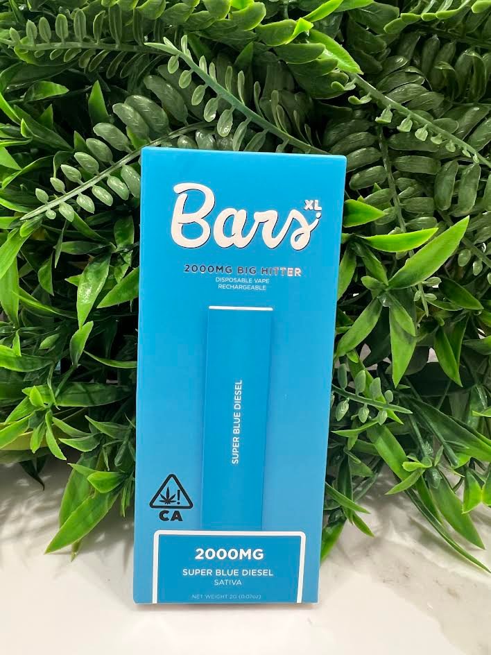 Bars- disposable-2g- super blue diesel exotic cannabis online shop