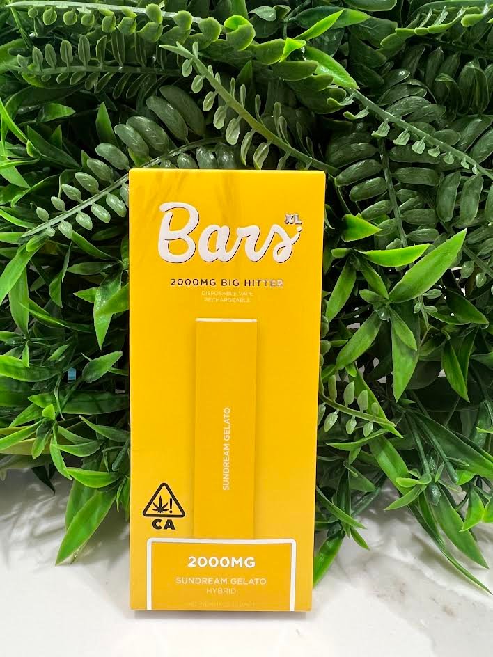 Bars- disposable vape 2g- sundream gelato exotic cannabis online shop