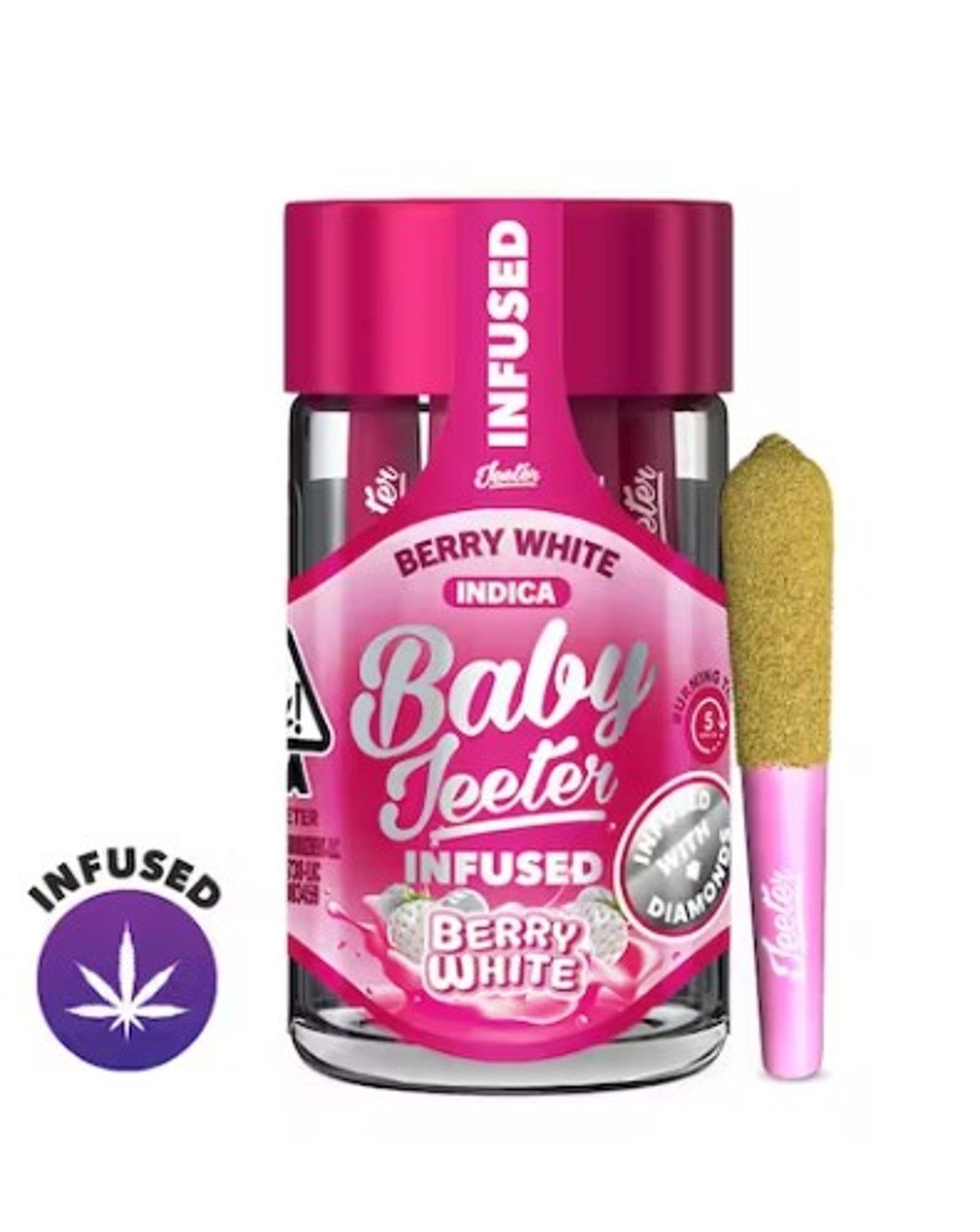 Baby jeeter infused pre-rolls – berry white exotic cannabis online shop