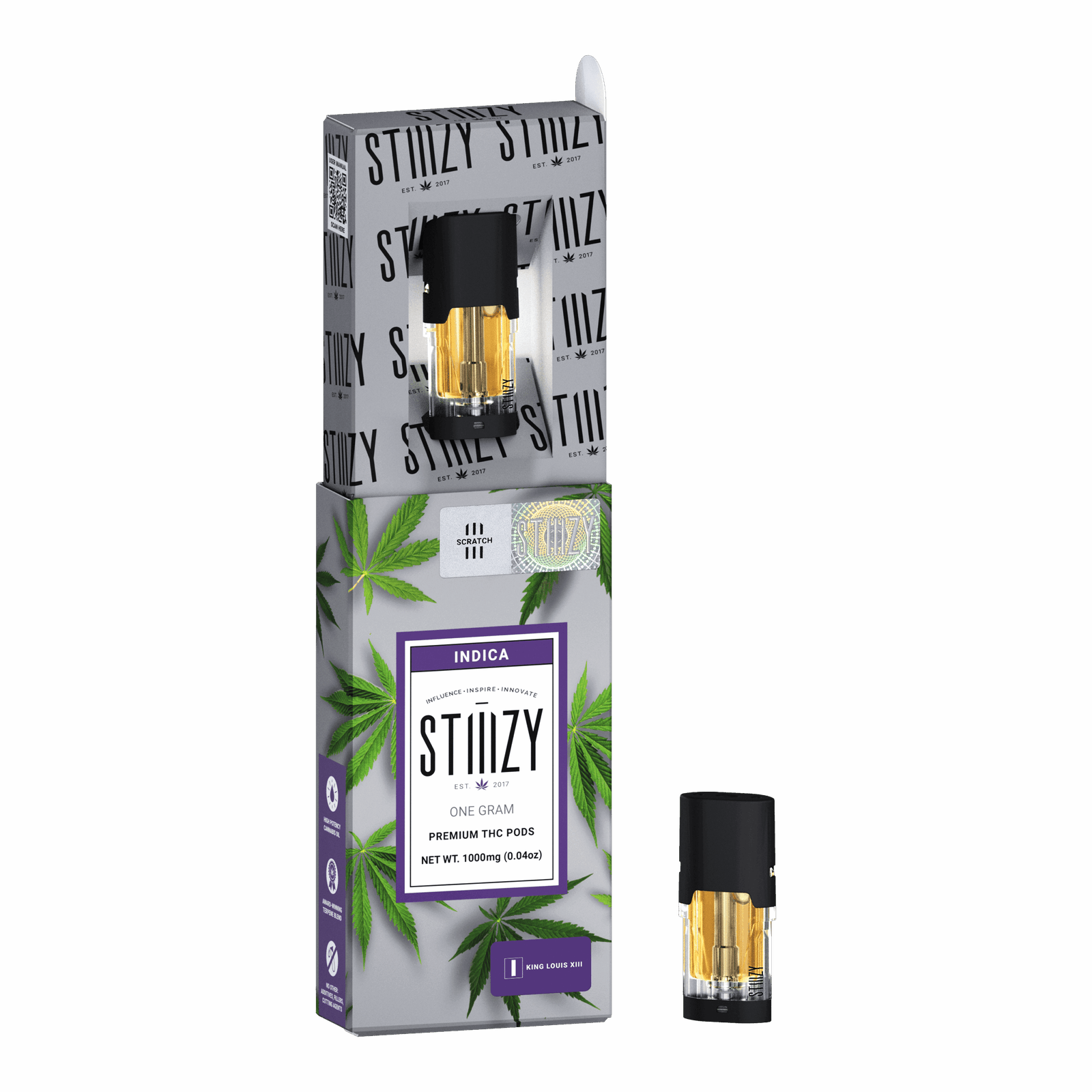 Stiiizy- thc pod 1g- king louis xiii exotic cannabis online shop