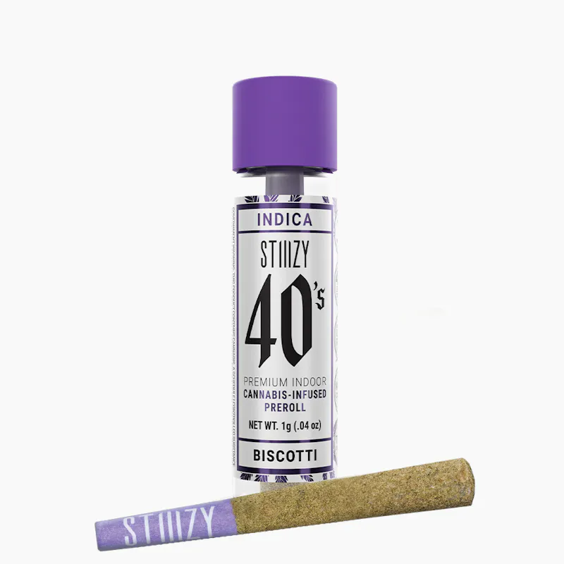 Stiiizy- 1g live resin pre roll- biscotti exotic cannabis online shop
