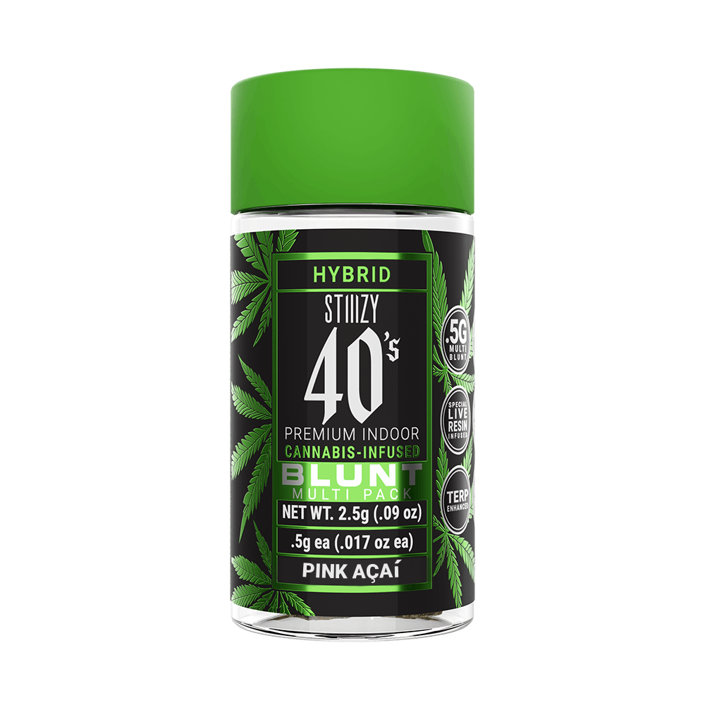 Stiiizy- 40’s blunt 5 pack- pink acai exotic cannabis online shop