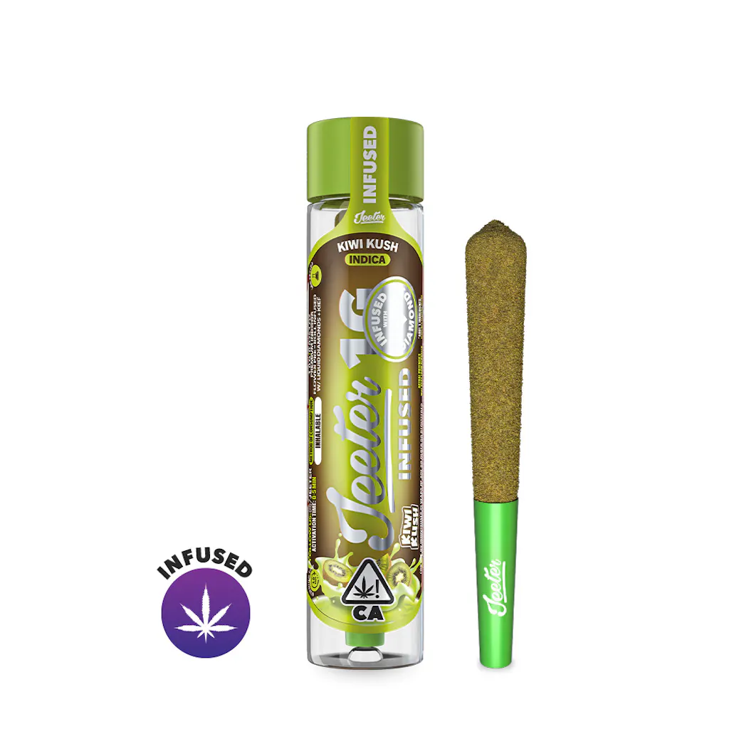 Jeeter diamond infused pre-roll- 1g – kiwi kush exotic cannabis online shop