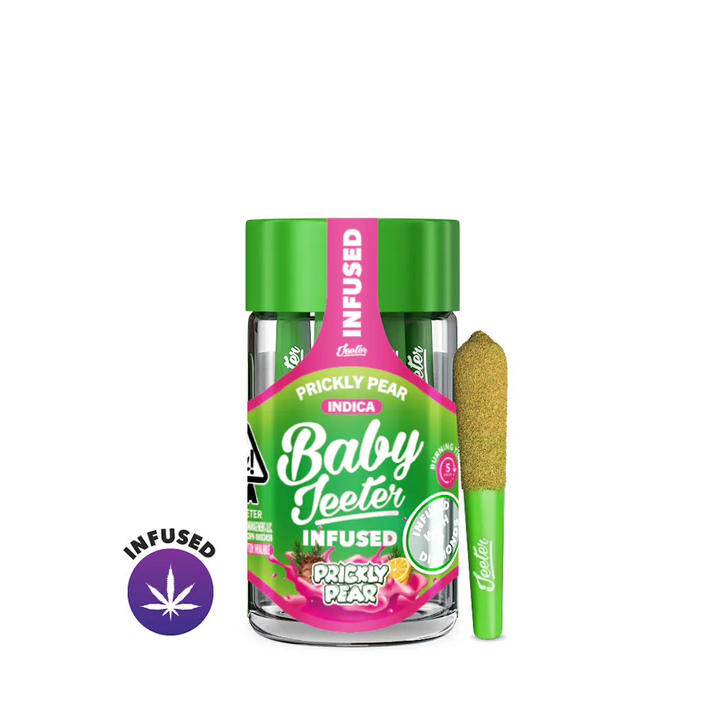 Baby jeeter- infused pre-rolls- prickly pear exotic cannabis online shop