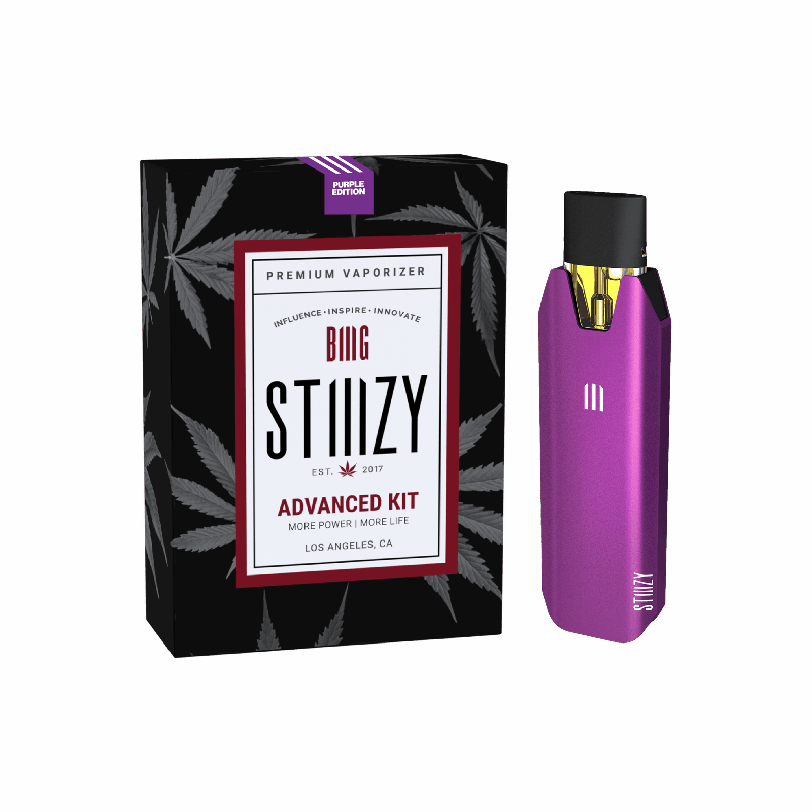 Official stiiizy biiig advanced kit battery- purple edition exotic cannabis online shop