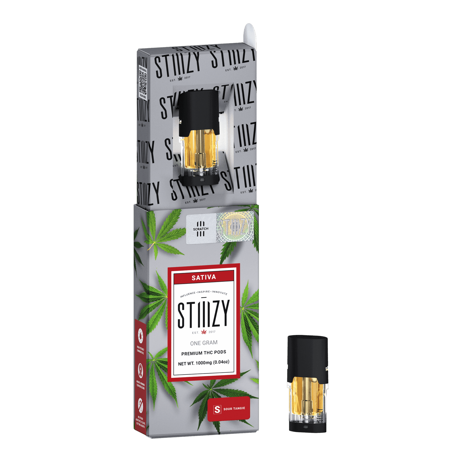 Stiiizy- thc pod 1g- sour tangie exotic cannabis online shop