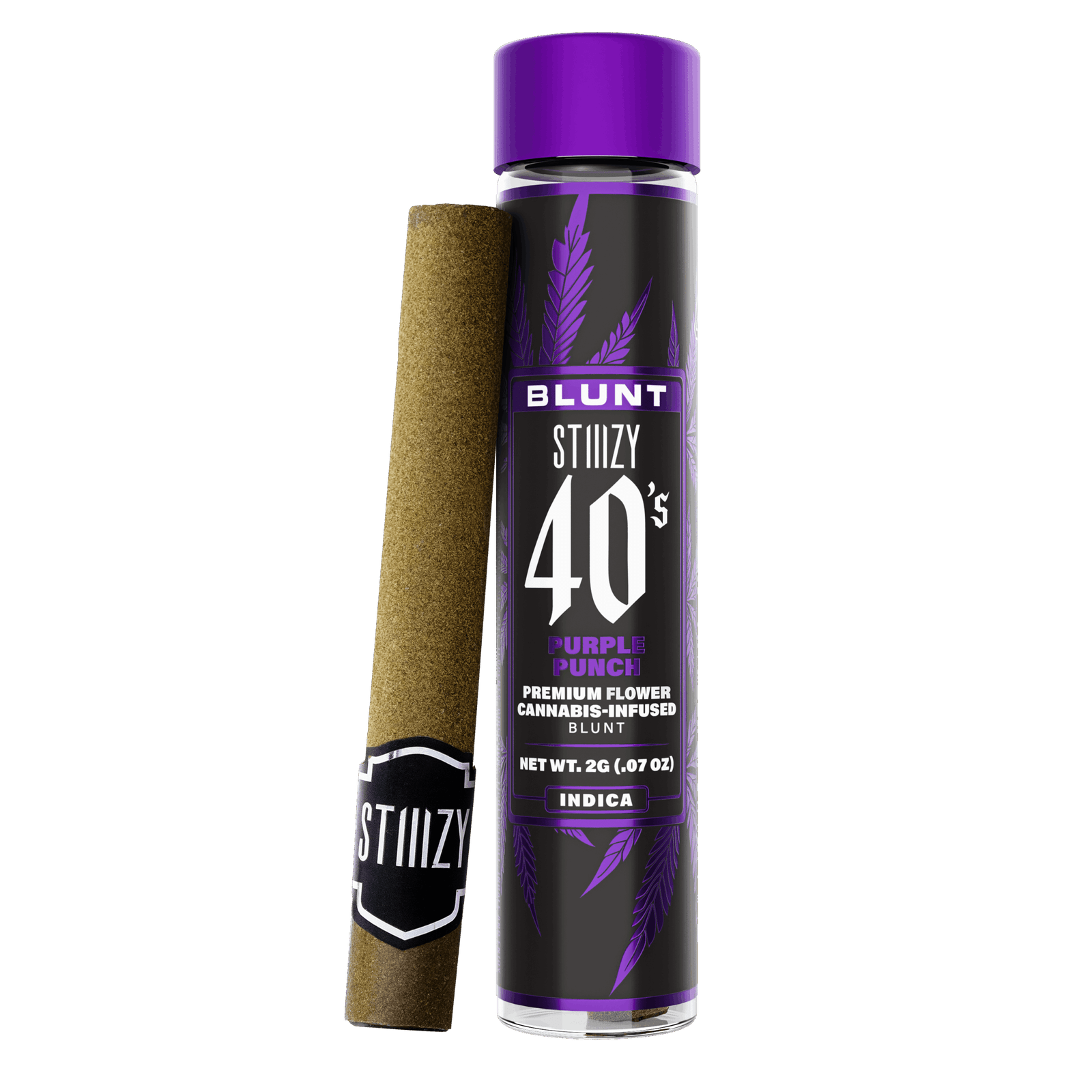 Stiiizy- 2g live resin blunt pre roll- purple punch exotic cannabis online shop