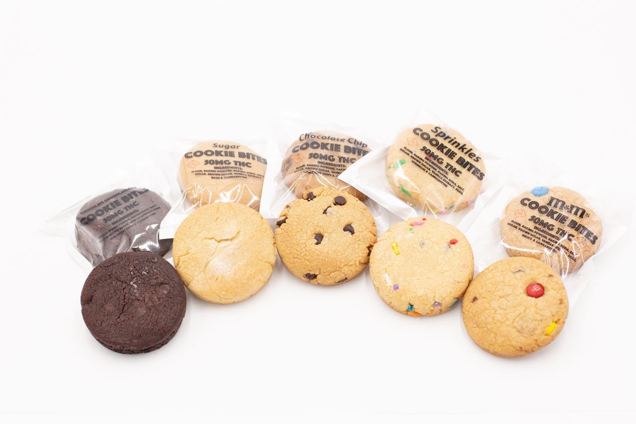 Cookie bites- chocolate chocolate chip- 50mg exotic cannabis online shop