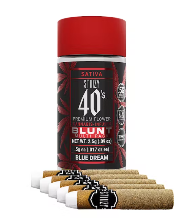 Stiiizy- 40’s blunt 5 pack- blue dream exotic cannabis online shop