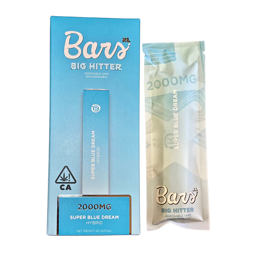Bars- disposable vape 2g- super blue dream exotic cannabis online shop