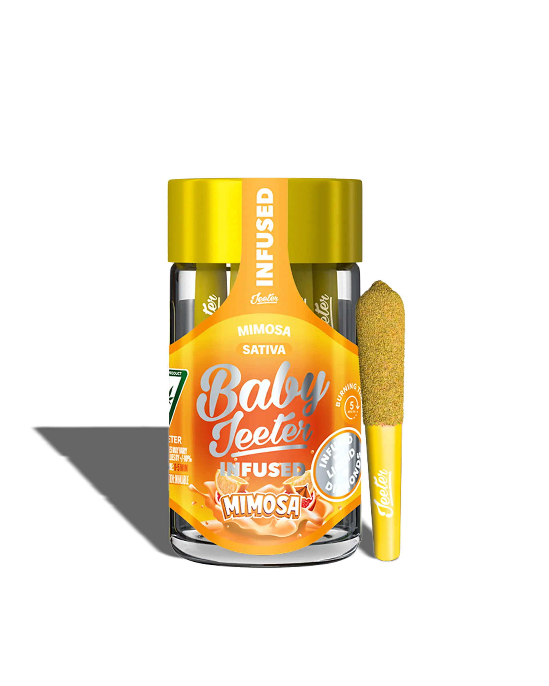 Baby jeeter infused pre-rolls- mimosa exotic cannabis online shop