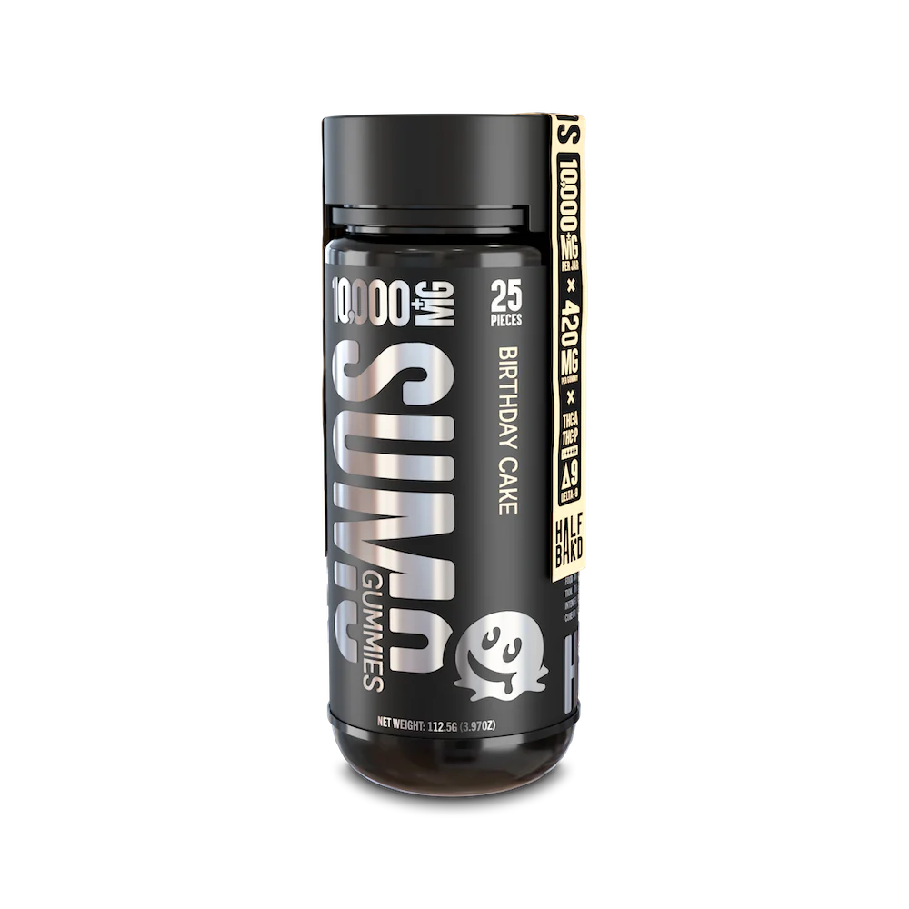 Sumo gummies birthday cake 10000mg exotic cannabis online shop