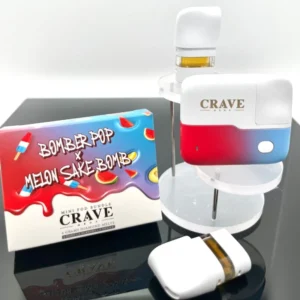 Bomber pop x melon sake bomb crave meds mini pod system bundle set