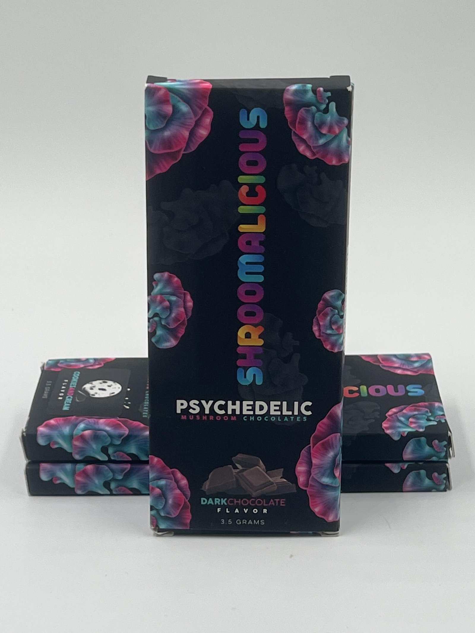 Shroomalicious psychedelic mushroom chocolate bar 3. 5g (dark chocolate) $35 exotic cannabis online shop