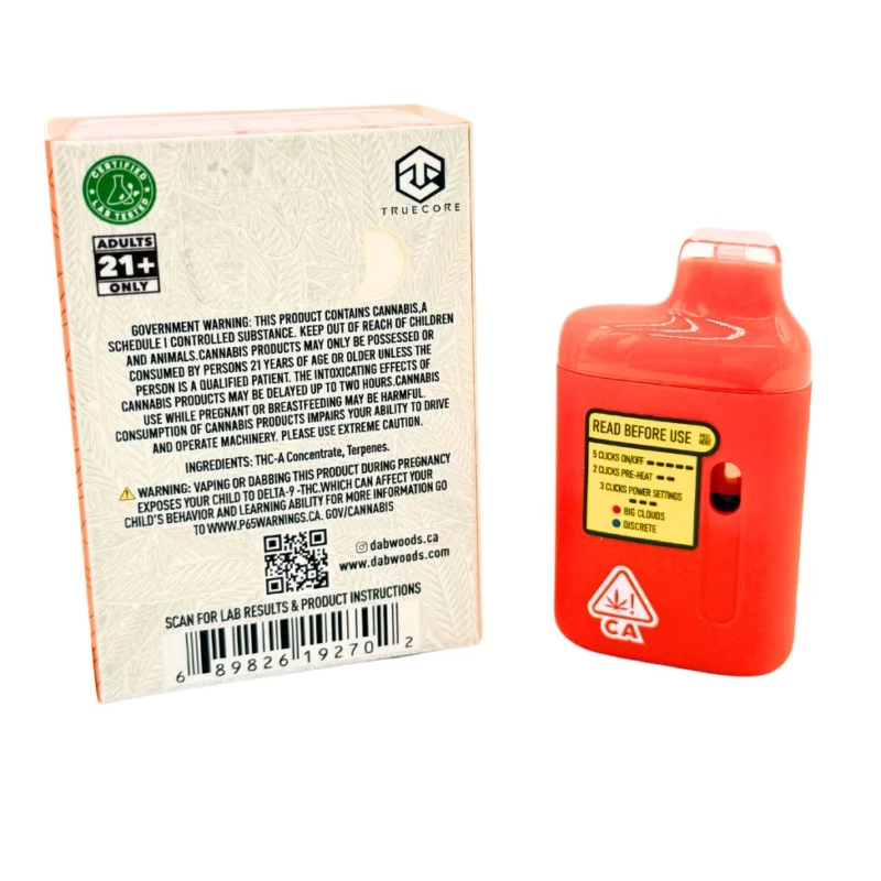 Dabwoods 2g disposables exotic cannabis online shop
