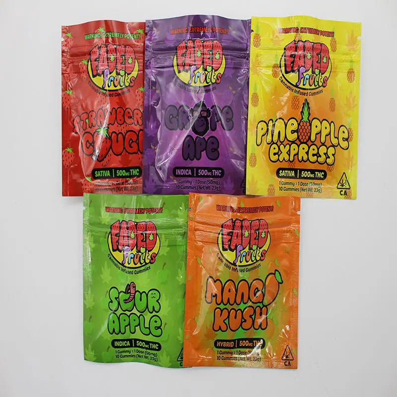 Faded fruits gummies 500mg (10 pieces x 50mg per pack) exotic cannabis online shop