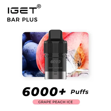 Grape peach ice – bar plus – pod only exotic cannabis online shop