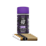 STIIIZY- 40’S INFUSED PREROLL 5 PACK- BISCOTTI