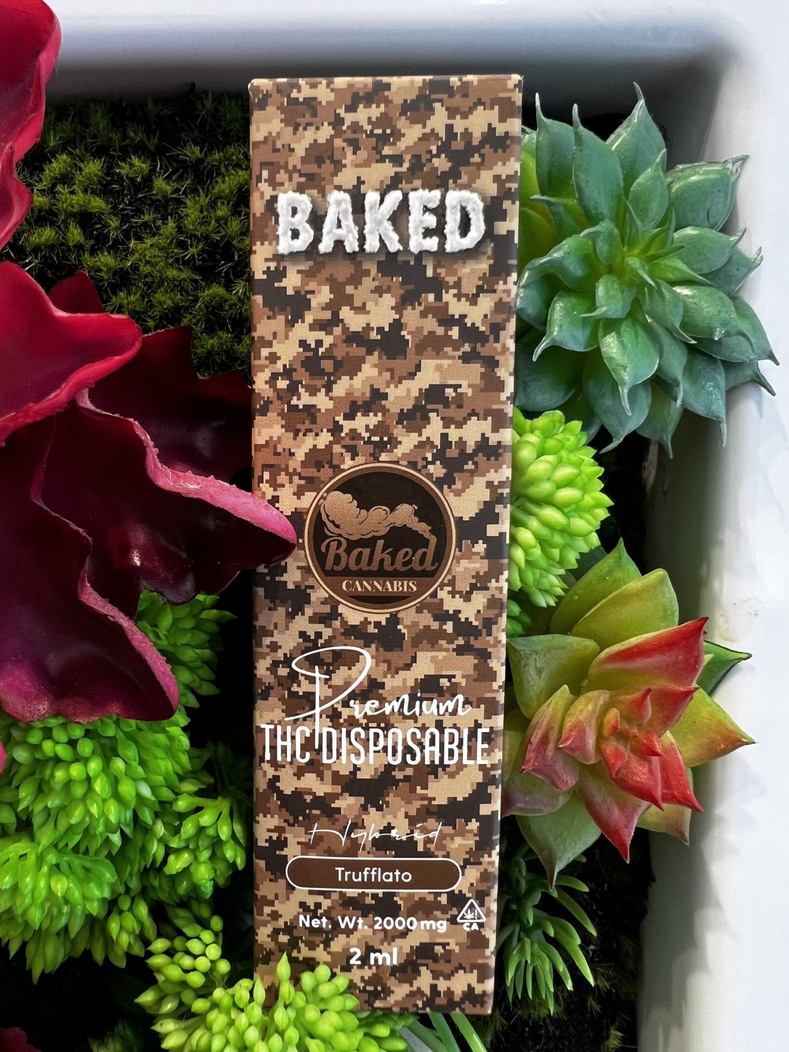 Baked- premium thc oil 2g disposable- trufflato exotic cannabis online shop