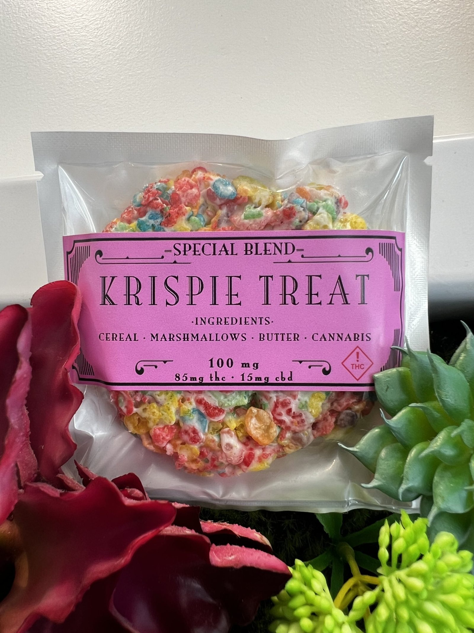 Uncle paulies- krispie treat- 100mg- fruity pebble exotic cannabis online shop
