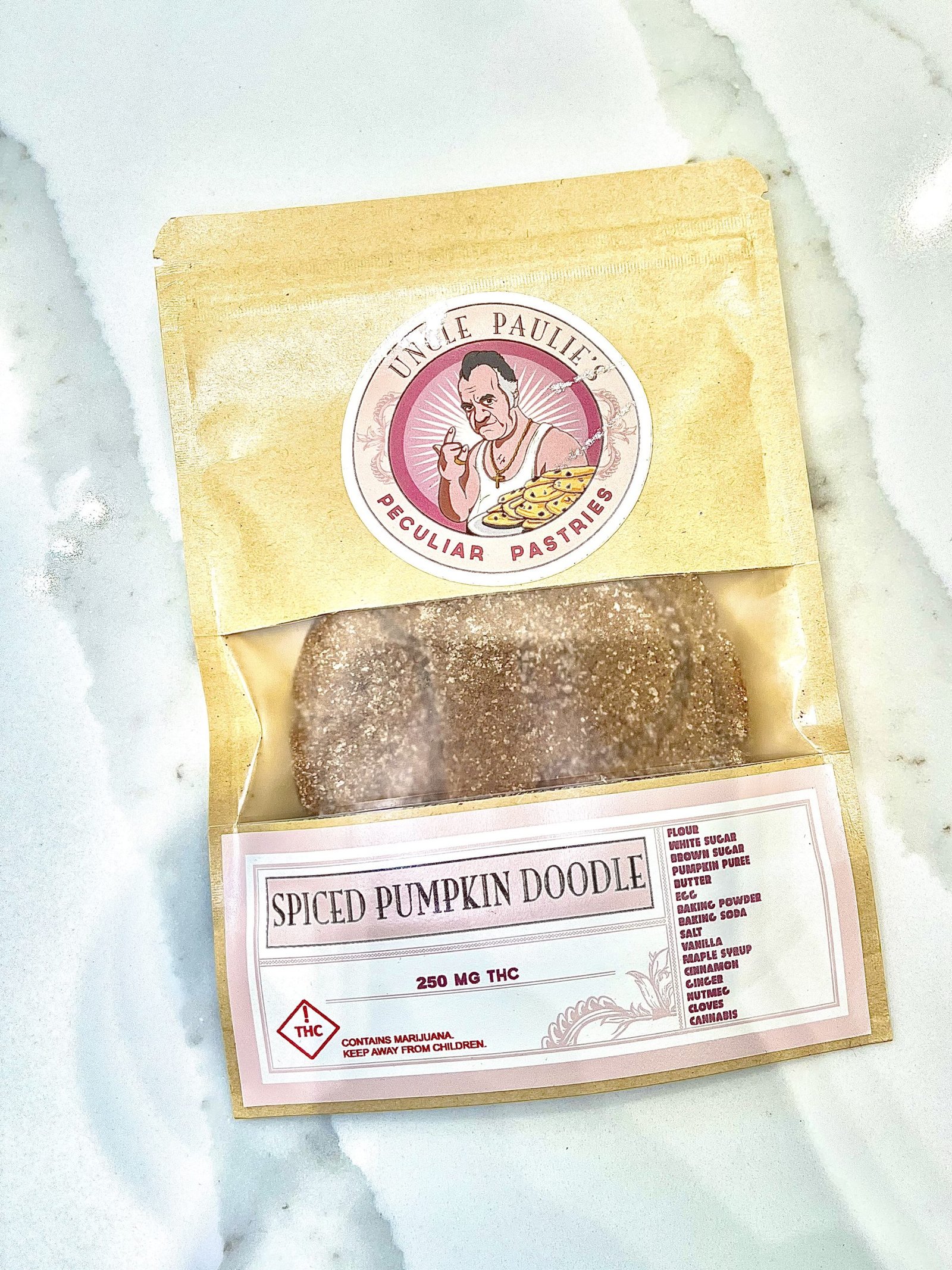 Baked cookie- spiced pumpkin doodle- 250mg exotic cannabis online shop
