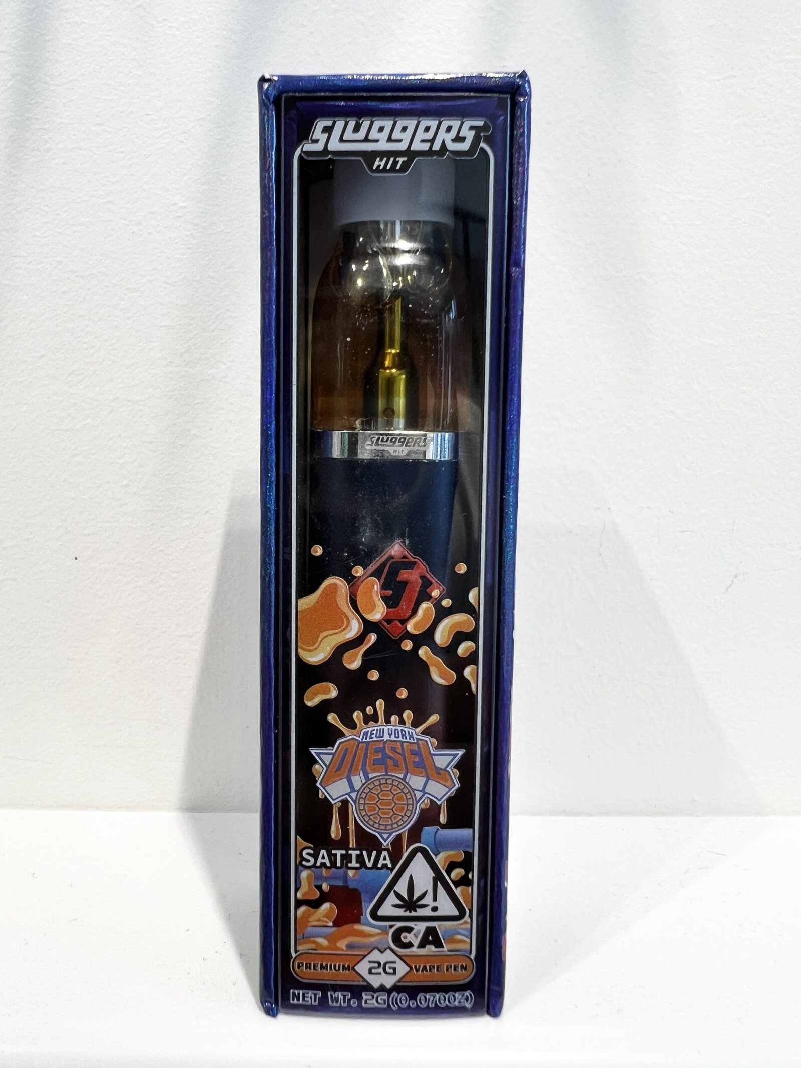 Sluggers- premium cannabis- vape pen 2g- new york diesel exotic cannabis online shop