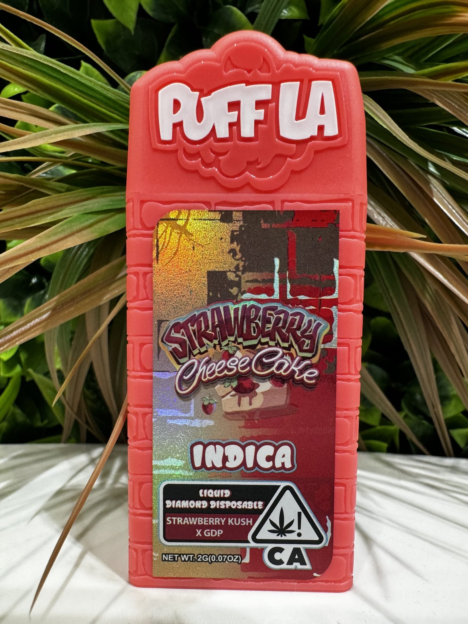 Puff la- 2g disposable- liquid diamond- strawberry cheesecake exotic cannabis online shop
