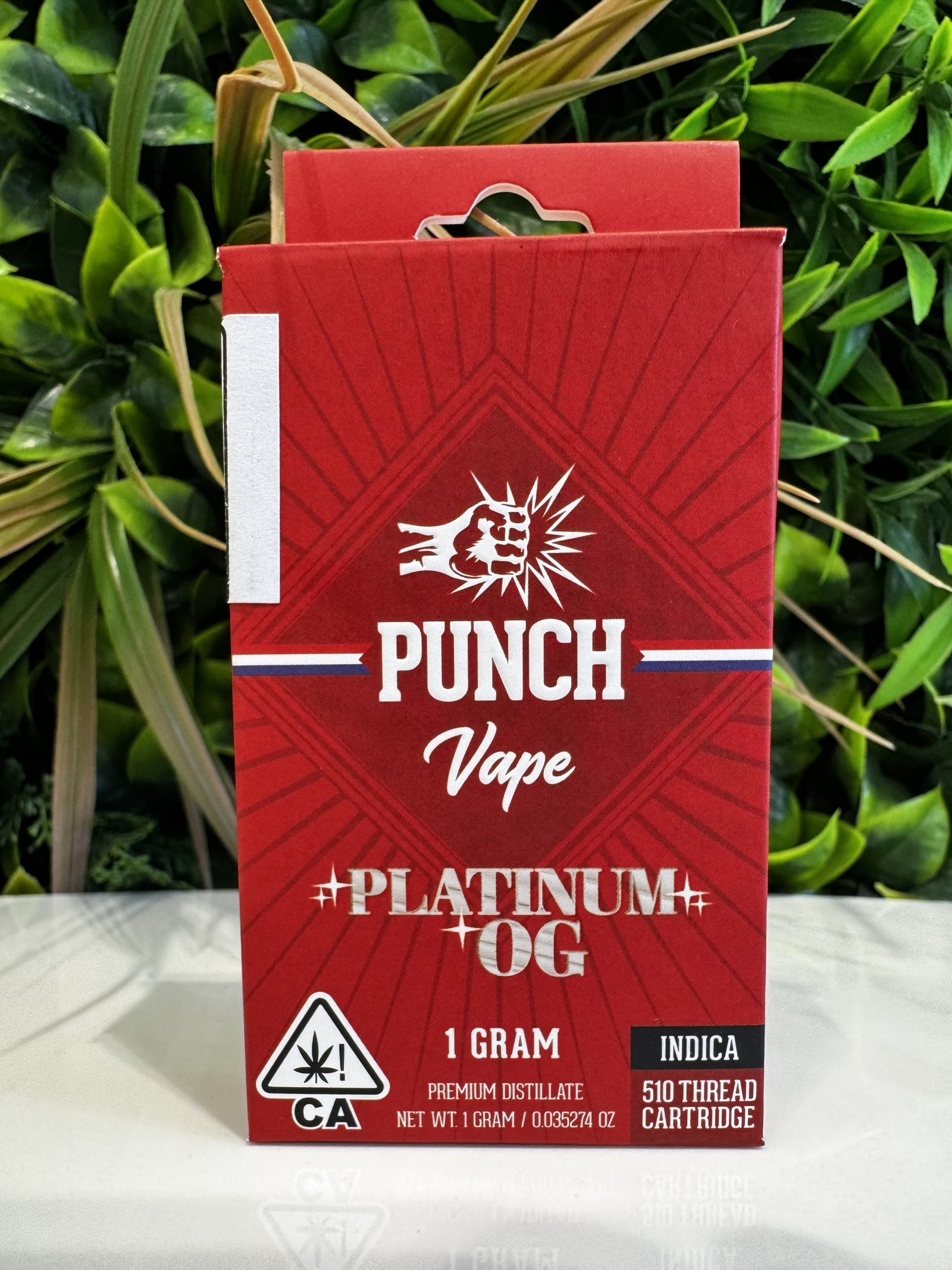 Punch vape- 1g cartridge- platinum og exotic cannabis online shop