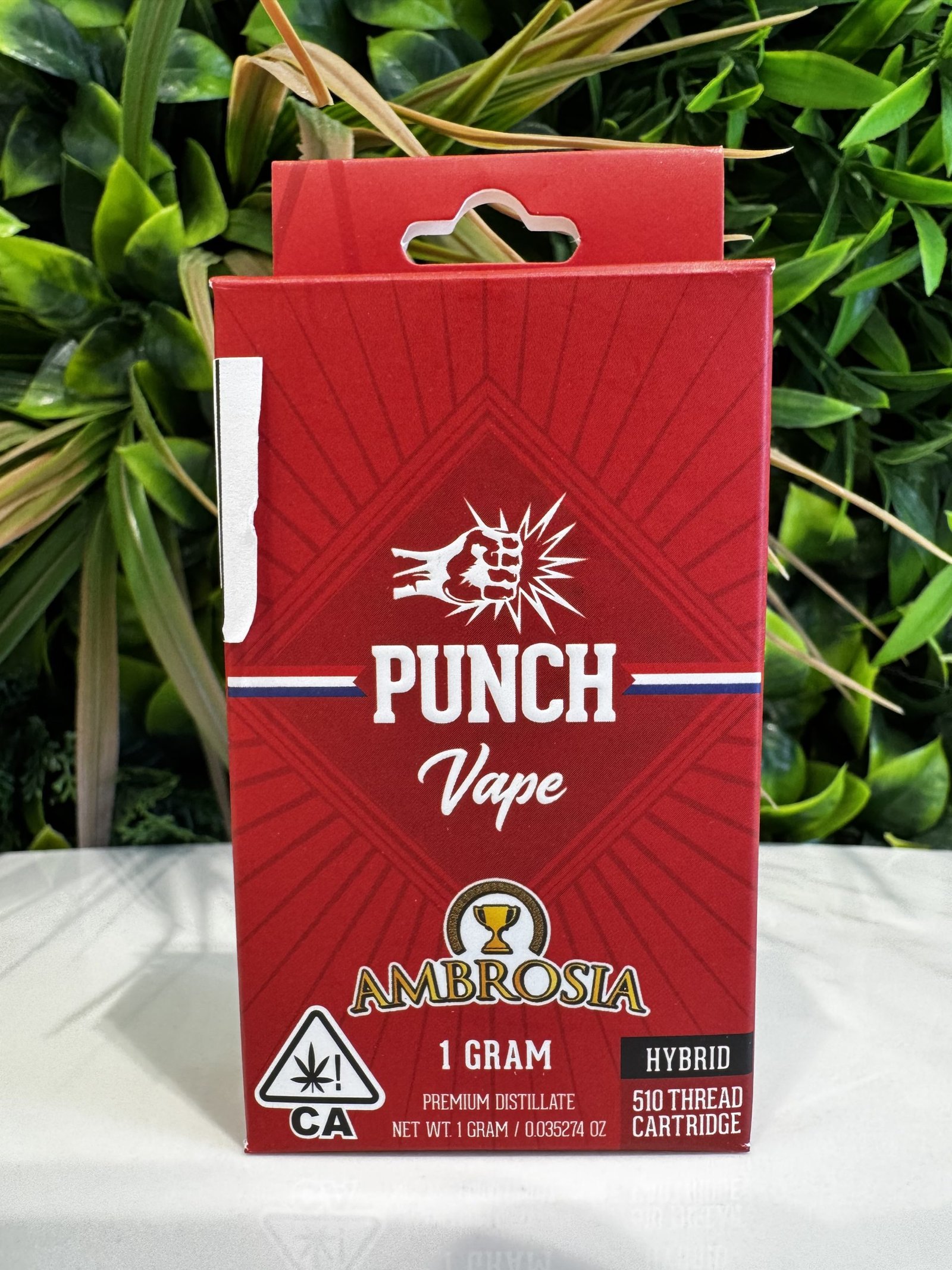 Punch vape- 1g cartridge- ambrosia exotic cannabis online shop