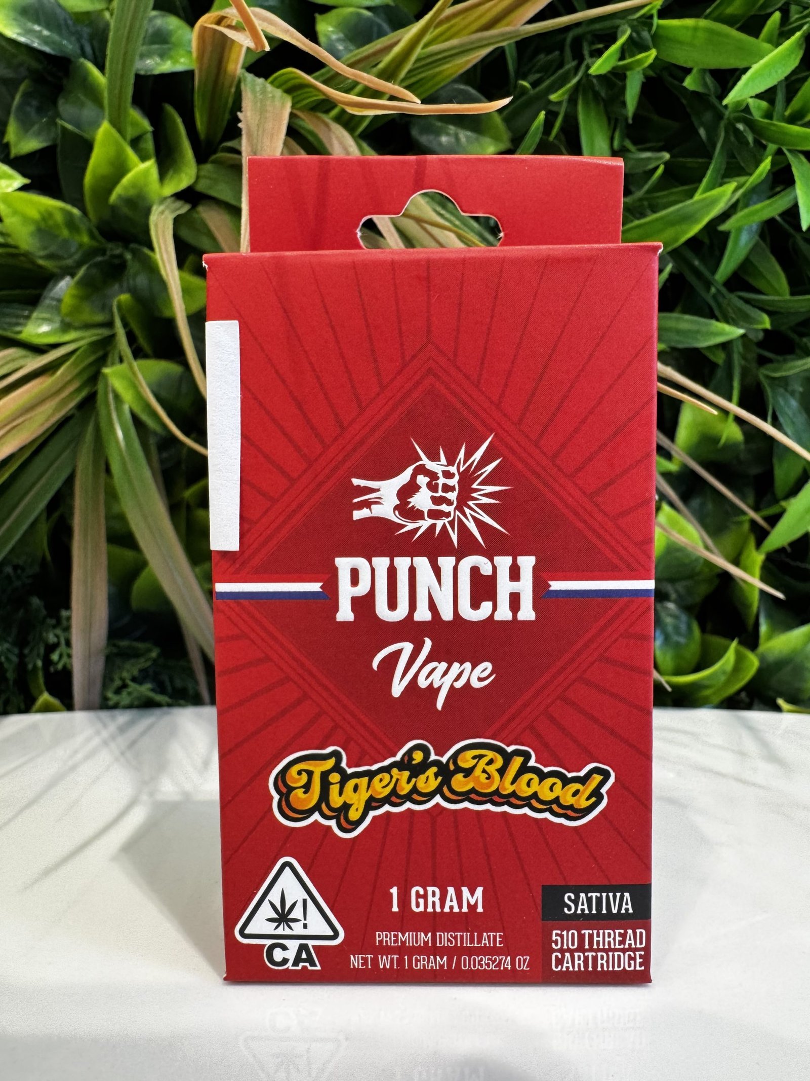 Punch vape- 1g cartridge- tigers blood exotic cannabis online shop