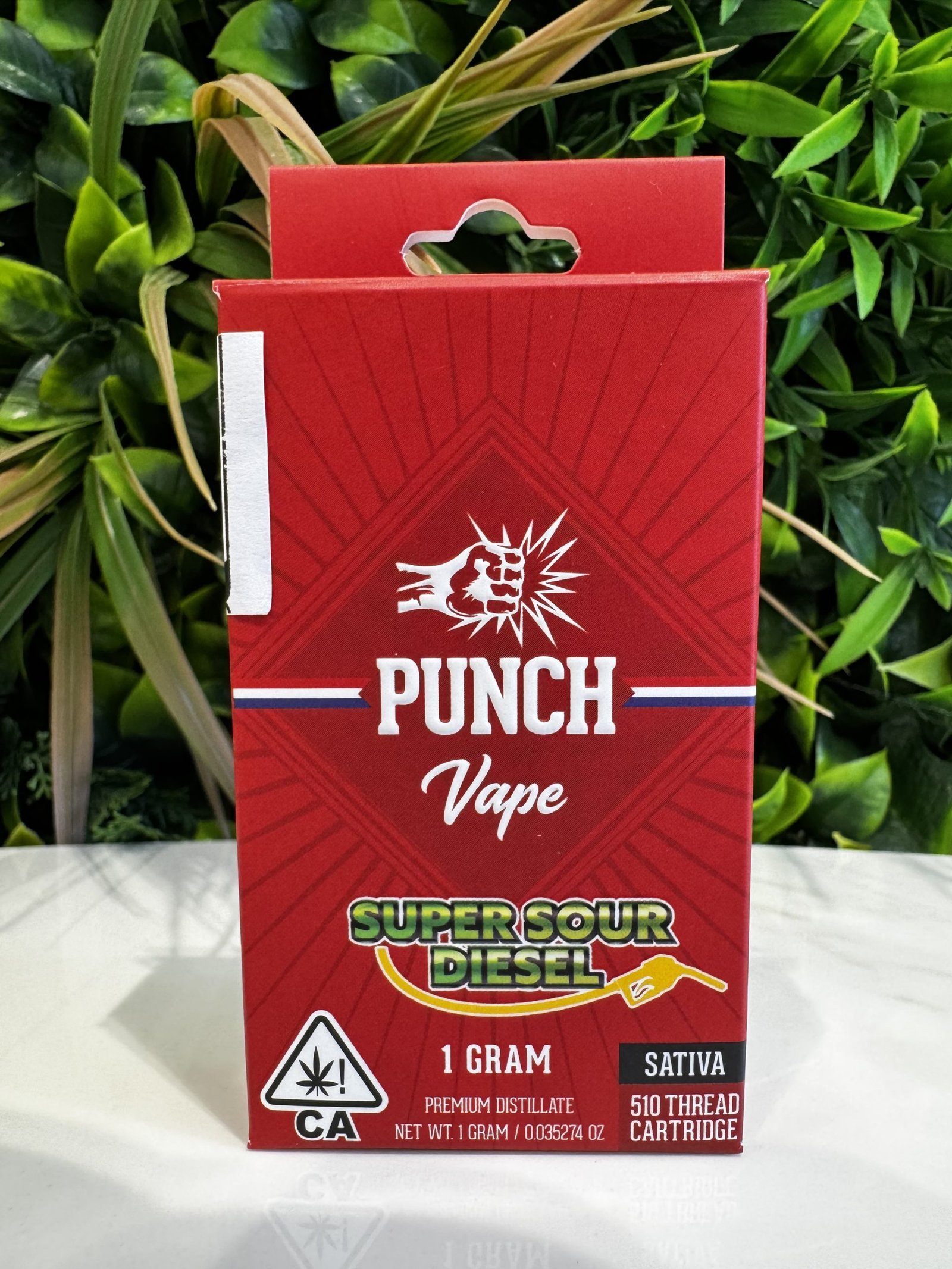Punch vape- 1g cartridge- super sour diesel exotic cannabis online shop