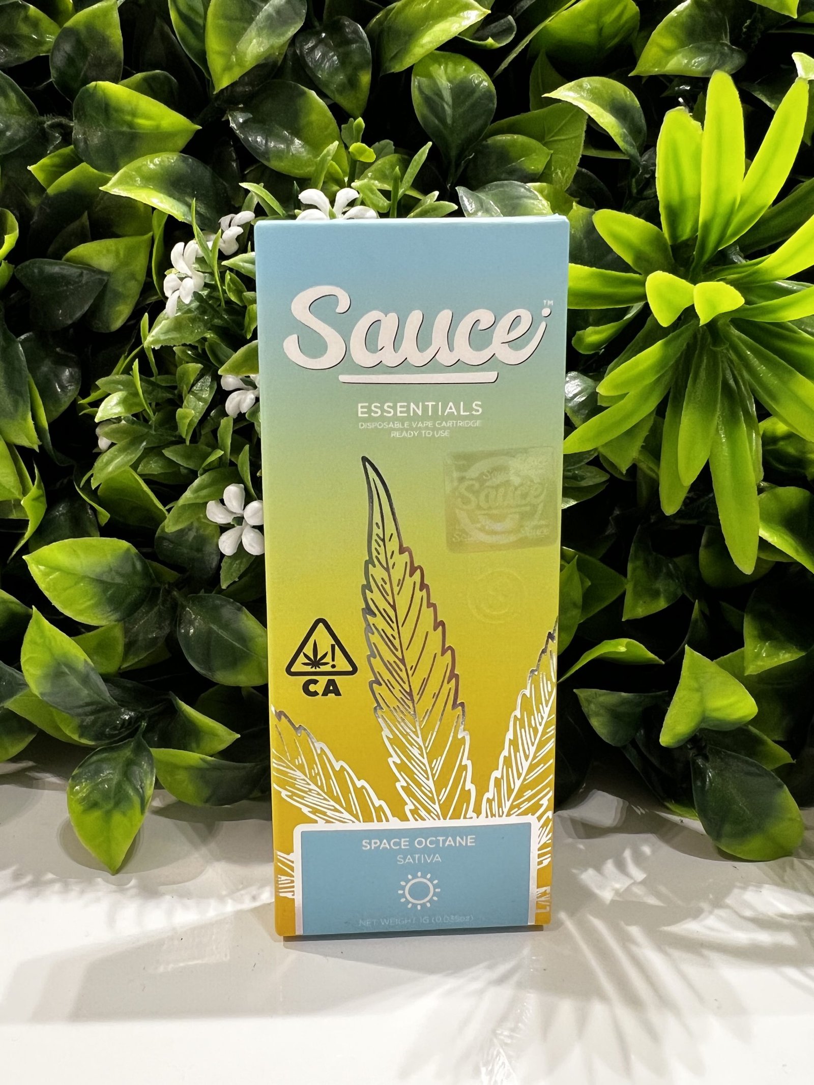 Sauce- disposable 1g vape- live resin- space octane exotic cannabis online shop