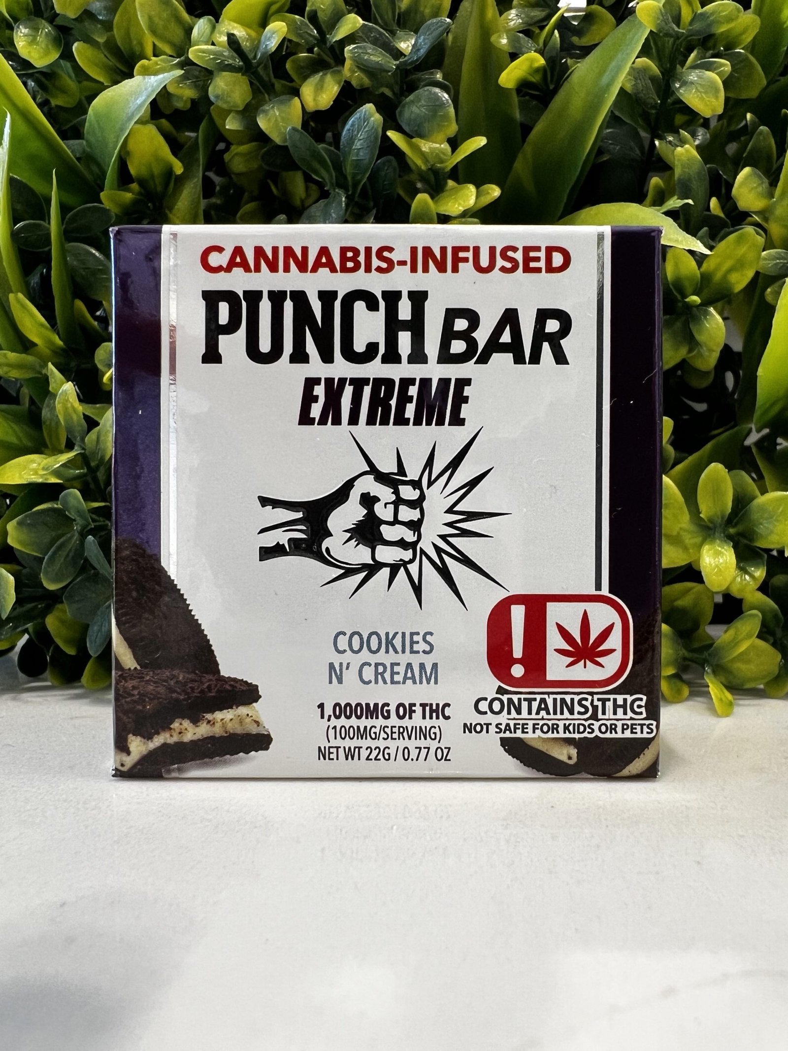 Punch bar extreme- 1000mg- cookies n’ cream exotic cannabis online shop