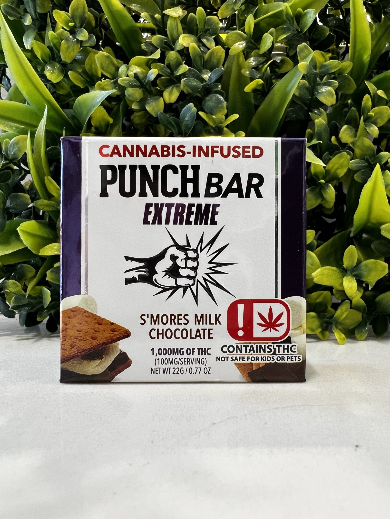 Punch bar extreme- 1000mg- smores milk chocolate exotic cannabis online shop