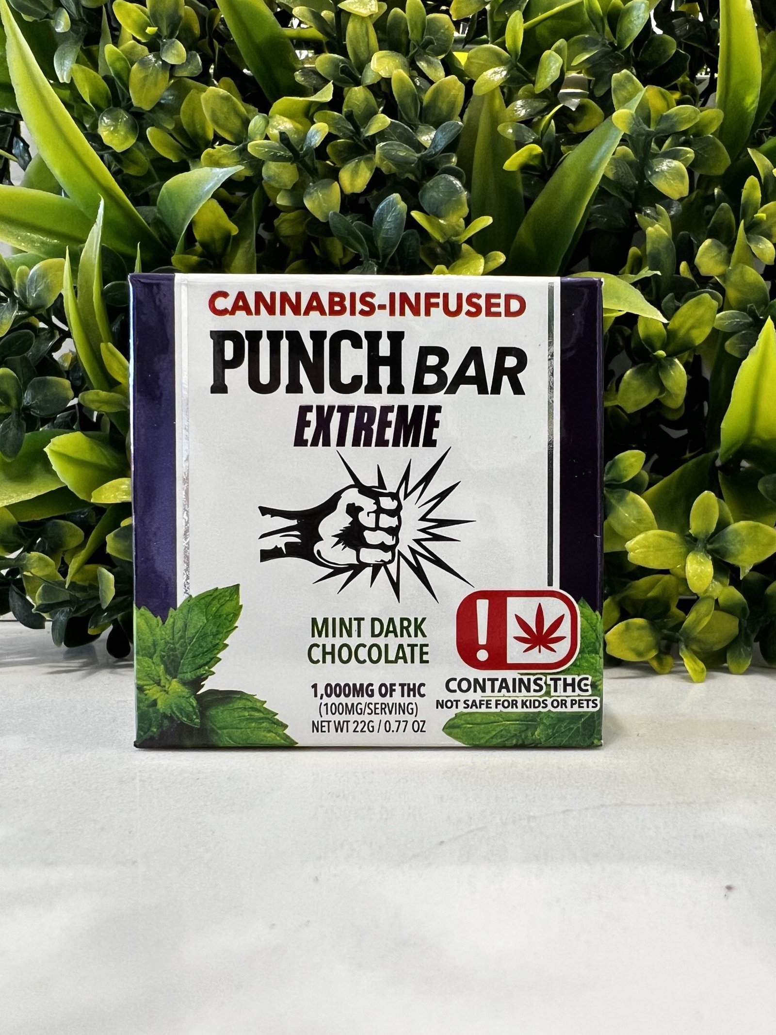Punch bar extreme- 1000mg- mint dark chocolate exotic cannabis online shop