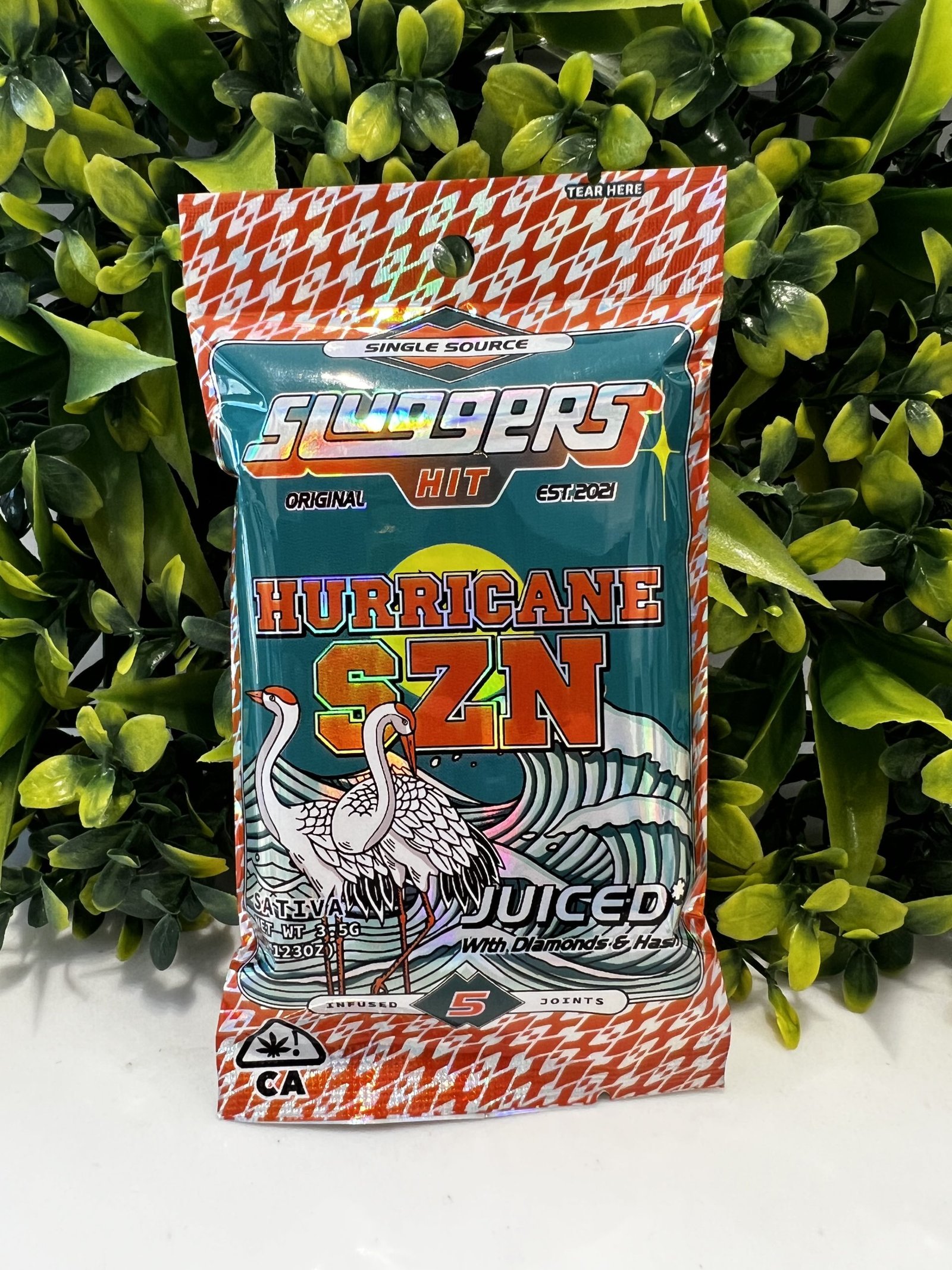 Sluggers- infused joints 5pck- hurricane szn exotic cannabis online shop