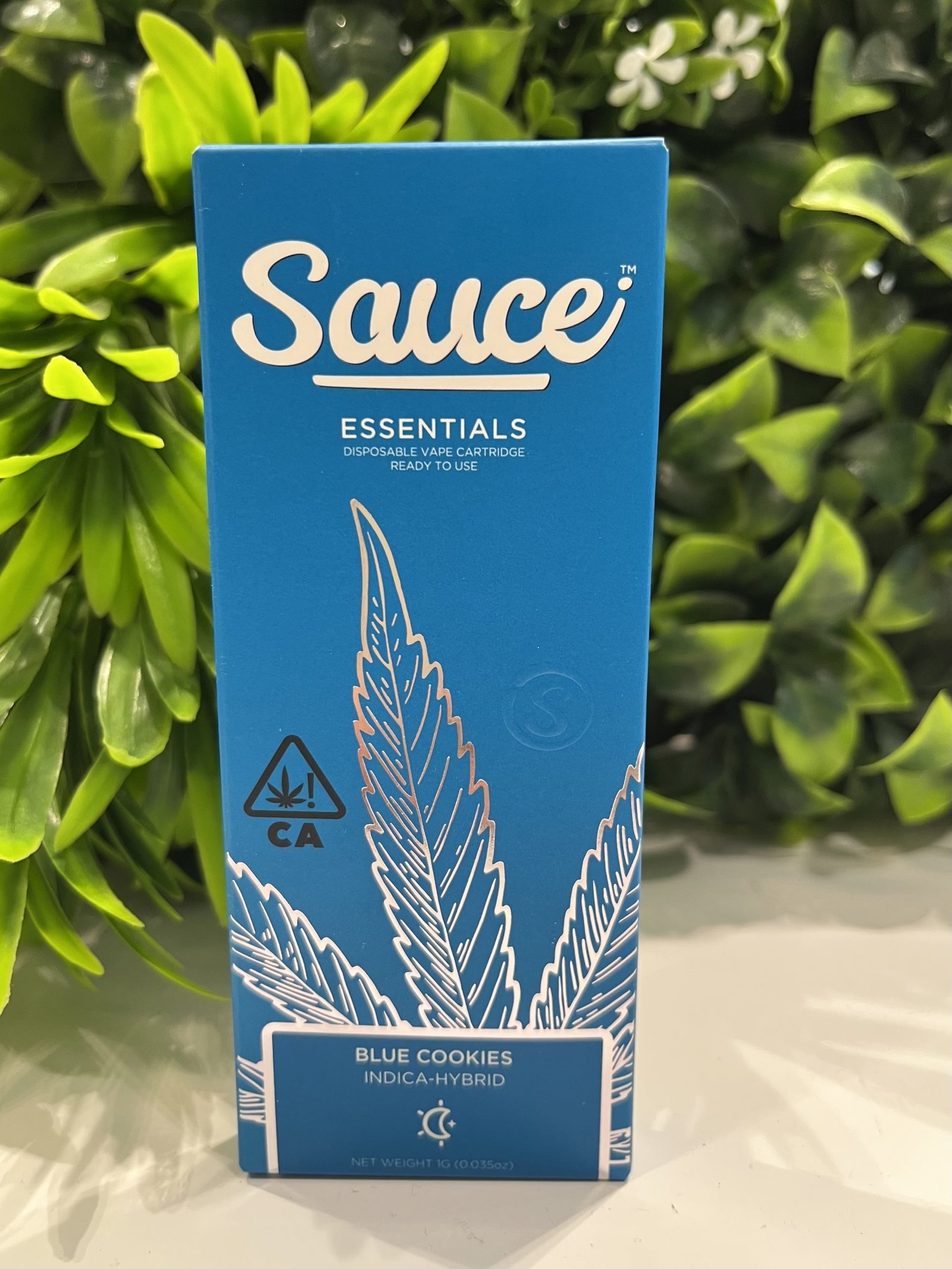 Sauce- disposable 1g live resin infused- blue cookies exotic cannabis online shop