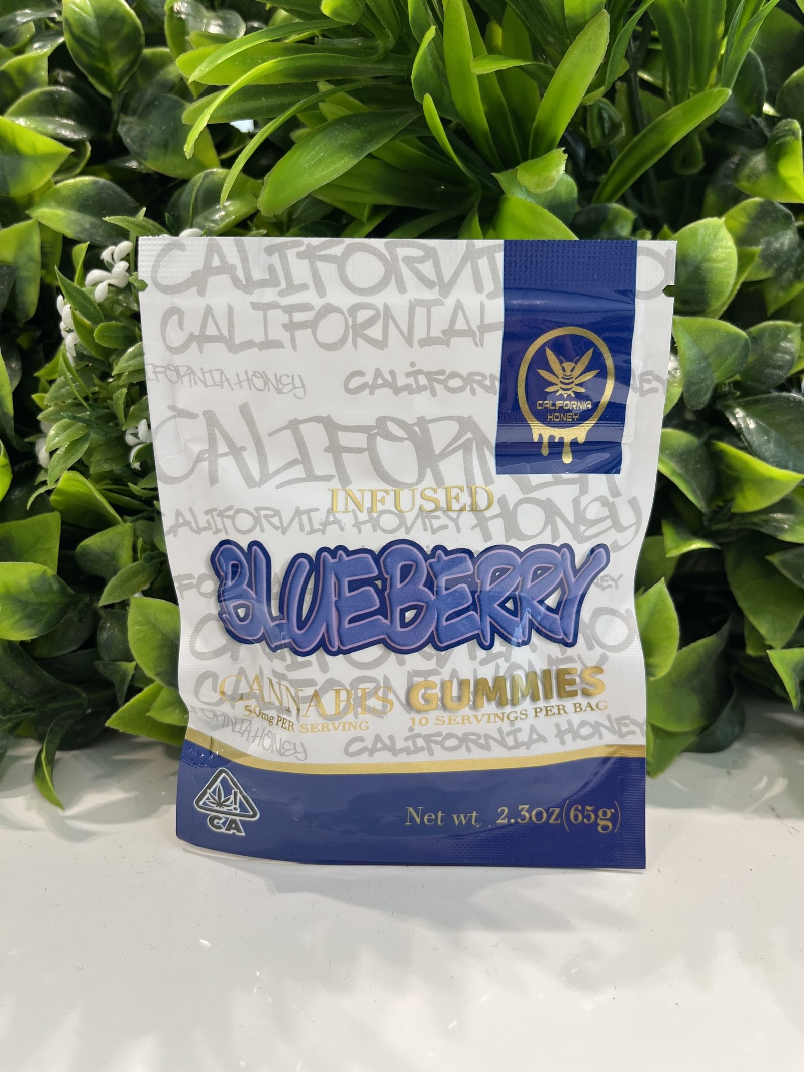 California honey-infused gummies- blueberry exotic cannabis online shop