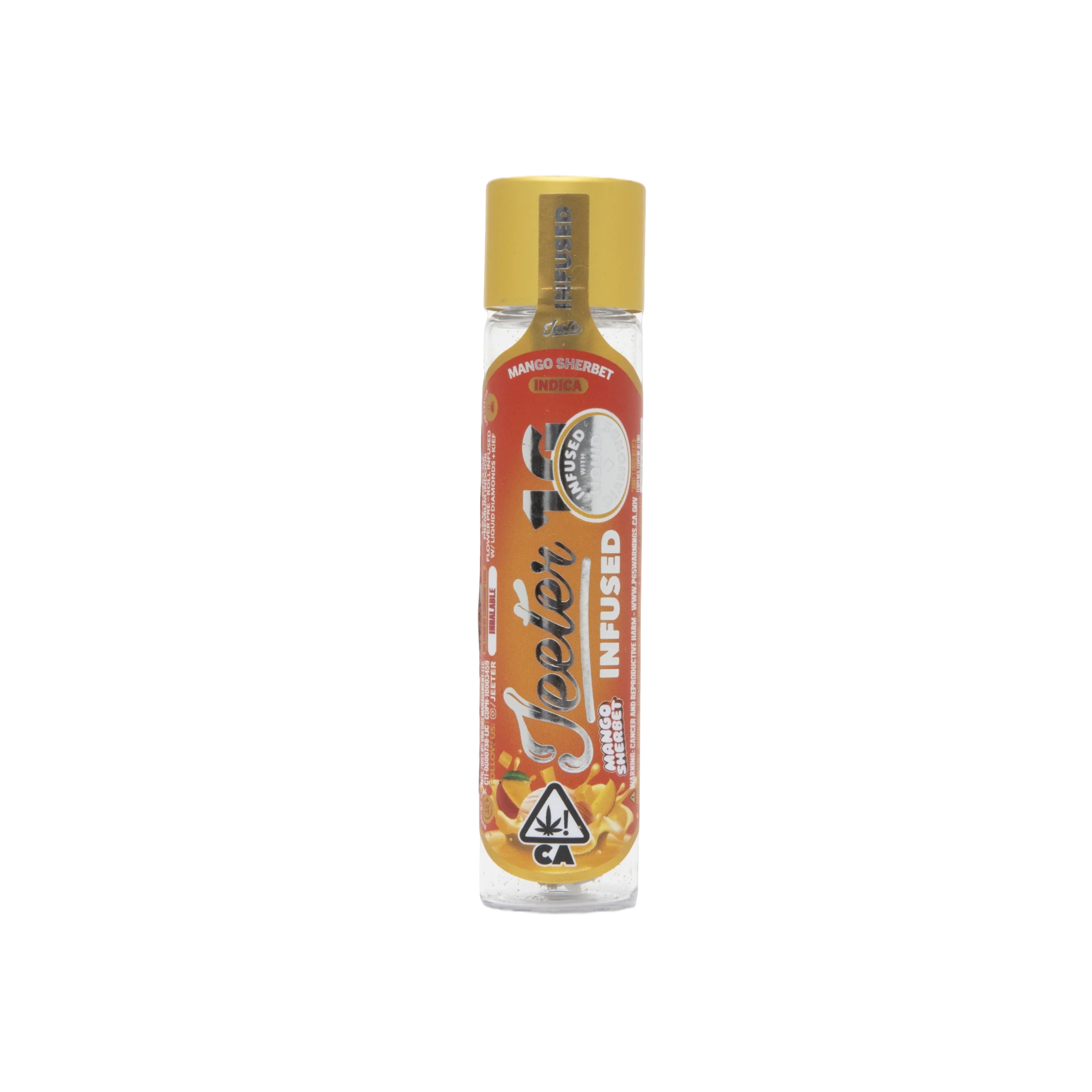 Jeeter diamond infused pre-roll- 1g – mango sherbet exotic cannabis online shop