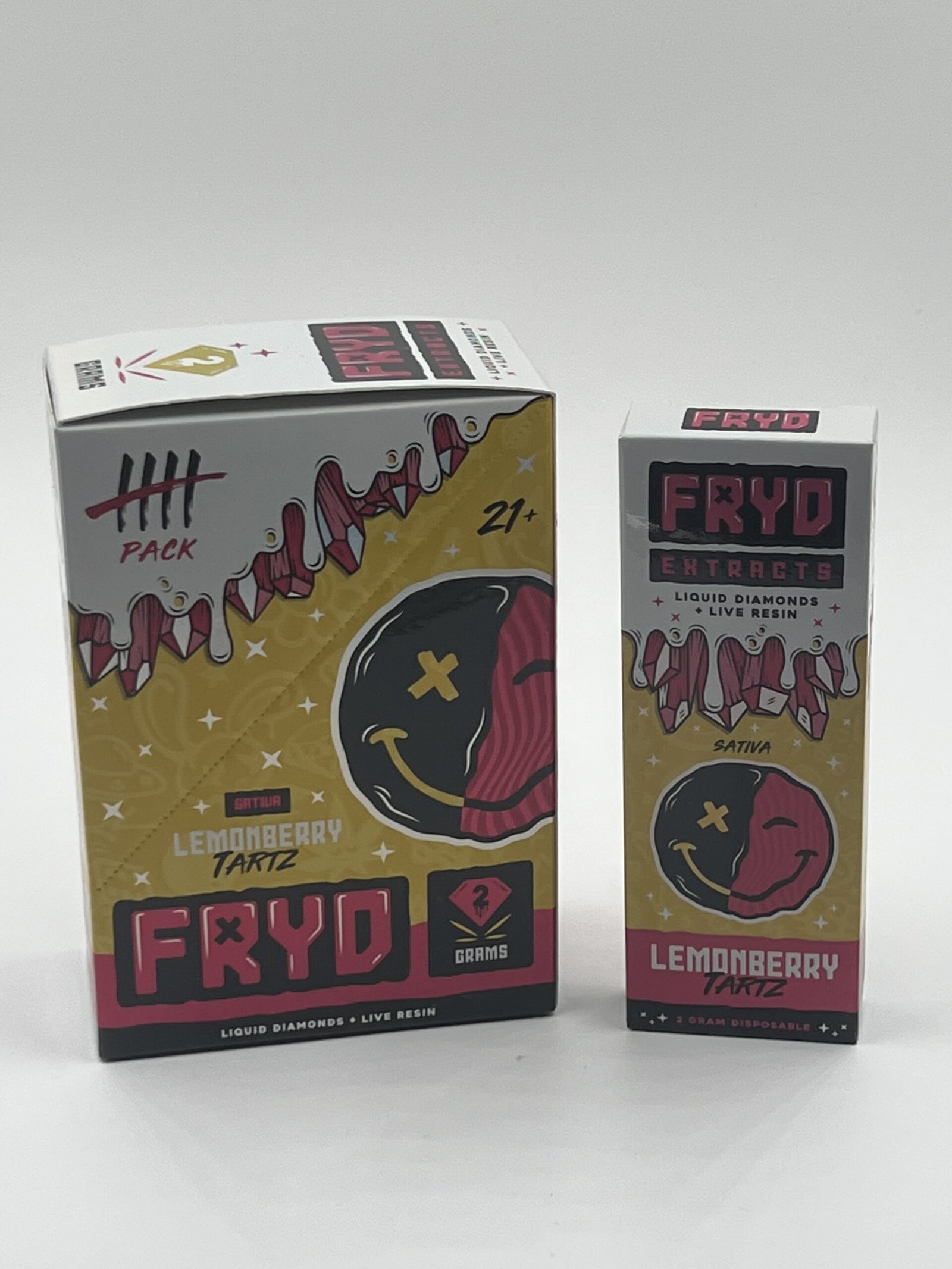 Fryd extracts liquid diamonds live resin vape bar (2 gram) lemonberry tartz (sativa) $50 exotic cannabis online shop