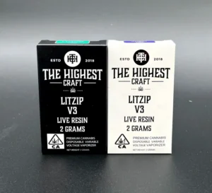 Litzip v3 live resin 2grams - the highest craft 2 gram live resin disposable