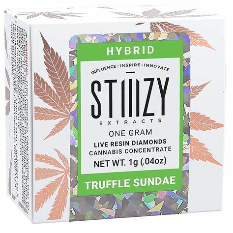 Stiiizy- live resin diamonds concentrate- 1g- truffle sundae exotic cannabis online shop