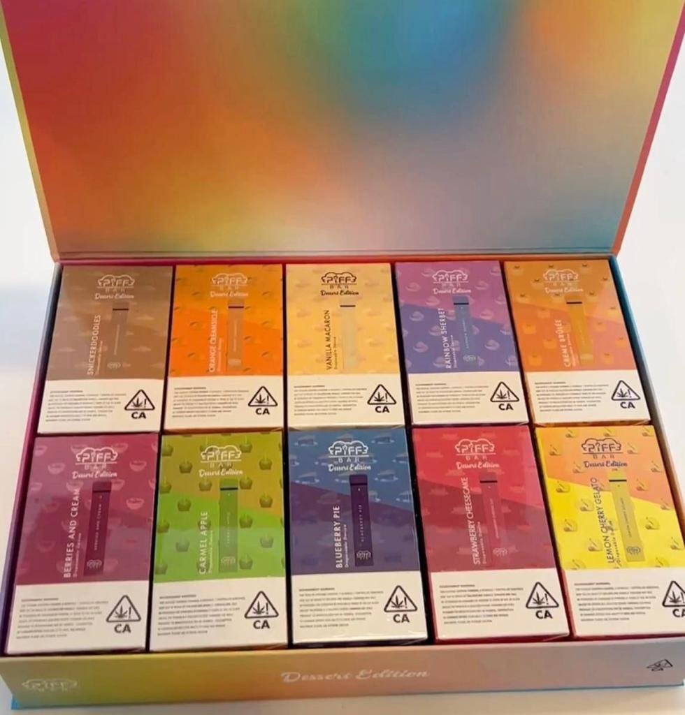 Piff bar dessert edition disposable exotic cannabis online shop