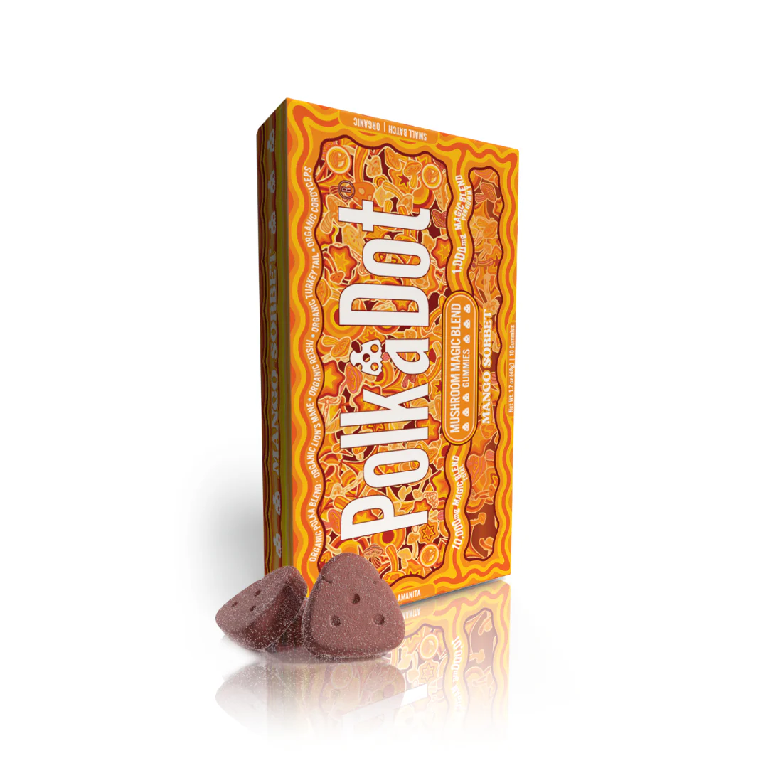 Polka dot mushroom gummies exotic cannabis online shop