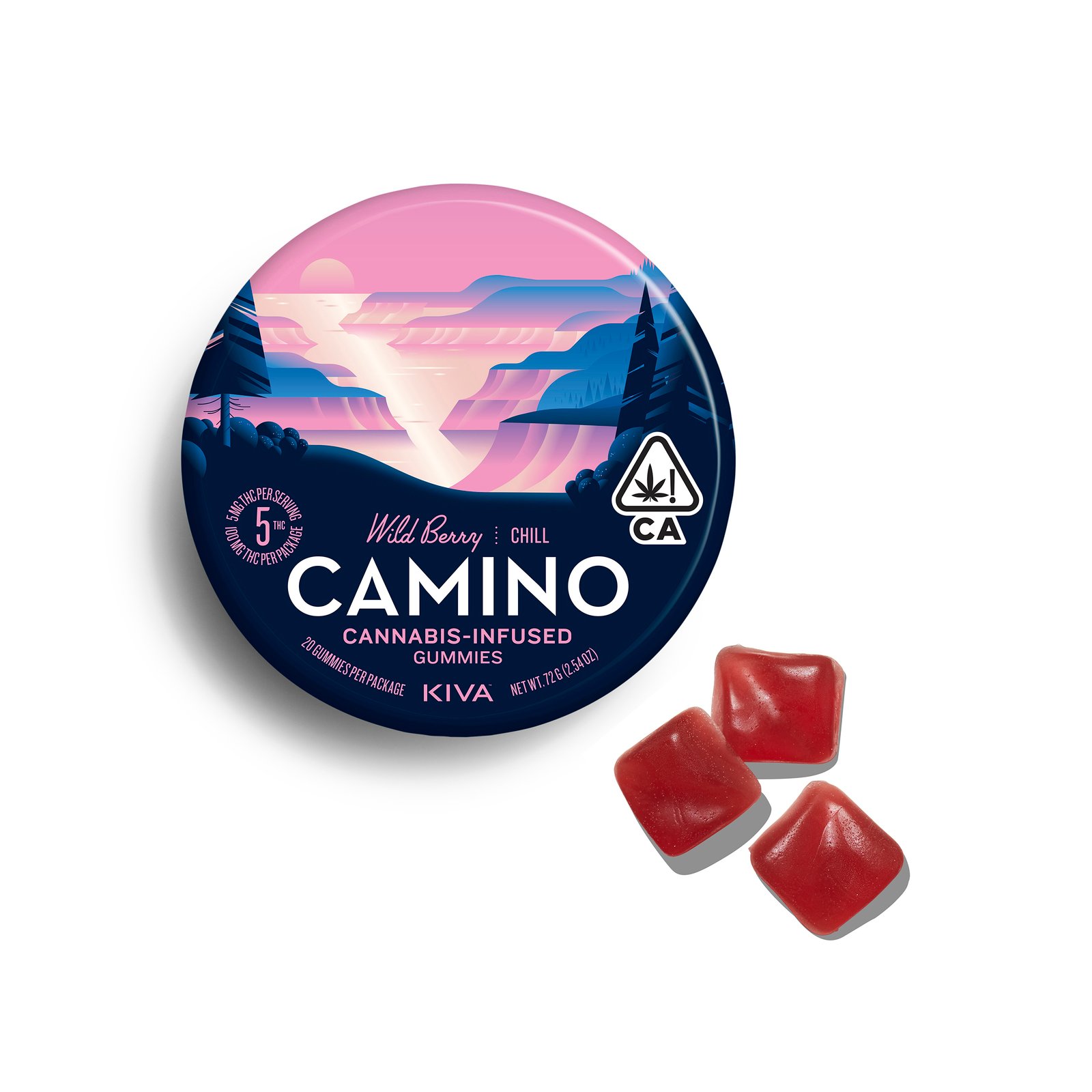 Camino- chill gummies-wild berry-5mg exotic cannabis online shop